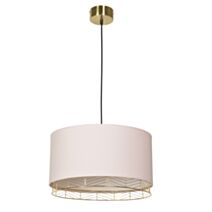 Suspension forme cylindre D40 en coton